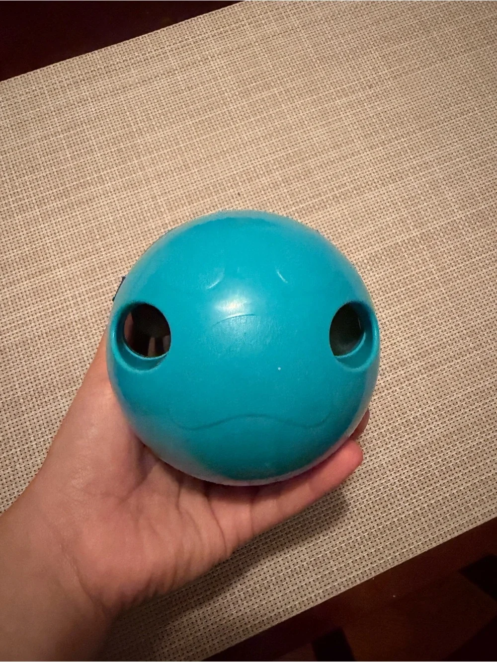 Treat-Dispensing Interactive Dog Toy — Blue and Black
